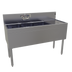 Thumbnail image #1 for Glastender Three-Compartment Underbar Sink Unit, 48 Inch, Right Drainboard, Stainless Steel