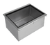 Thumbnail image #1 for Advance Tabco Bar King Drop-In Stainless Steel Ice Bin with Built-In 7-Circuit Cold Plate and Sliding Cover, 75 lb Capacity