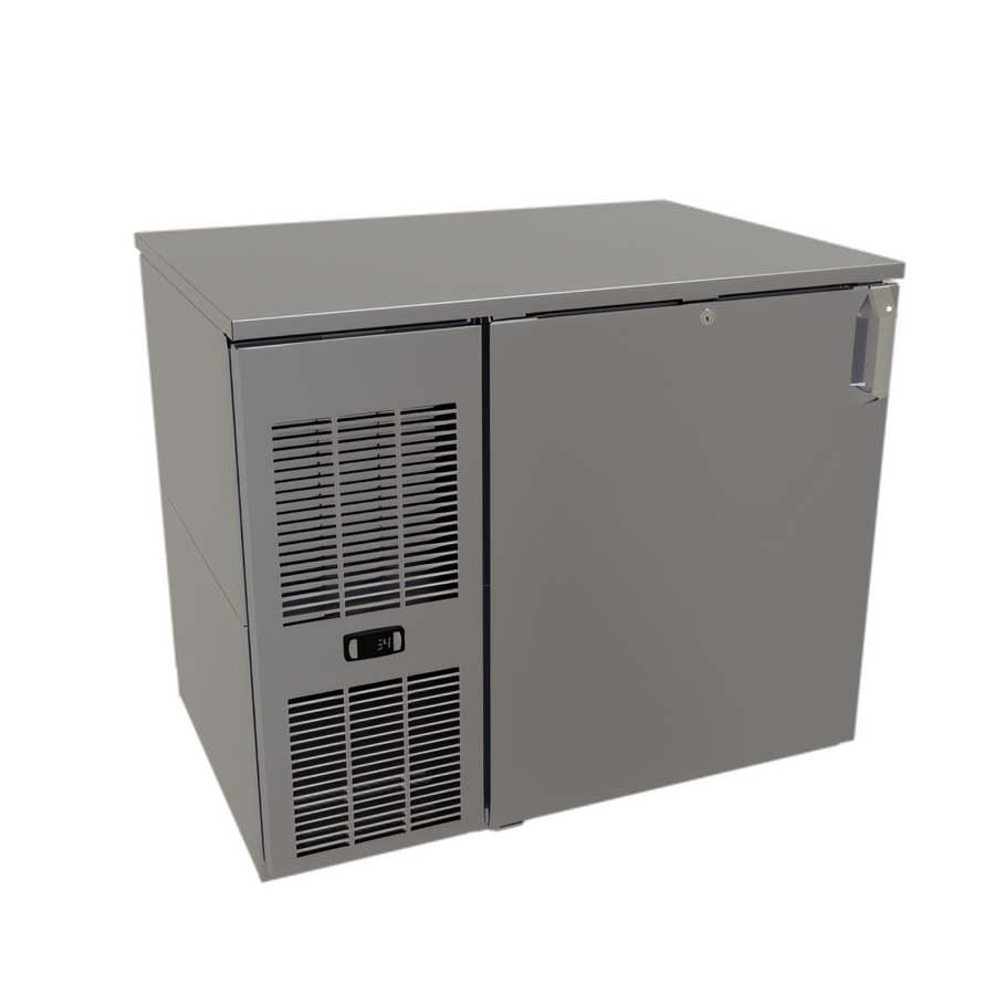 Product image #1 for Glastender CP1FL32 32-Inch Pass-Thru One-Zone Front-Serviced Low-Profile Back Bar Cooler