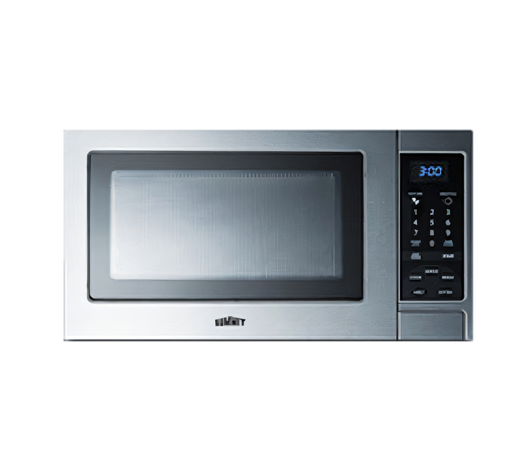 Product image #1 for Summit Commercial SCM853 Light-Duty Countertop Microwave Oven, 0.9 Cu. Ft., 900 Watts, Stainless Steel