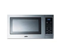 Summit Commercial SCM853 Light-Duty Countertop Microwave Oven, 0.9 Cu. Ft., 900 Watts, Stainless Steel