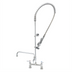 Thumbnail image #1 for T&S Brass EasyInstall Spring-Action Deck-Mount Pre-Rinse Unit with 8-Inch Add-On Faucet