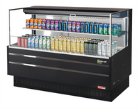 Turbo Air Horizontal Open Display Merchandiser Open-Air Cooler, Low-Profile, Self-Contained, 13 Cu. Ft., 58-3/4 Inch Wide