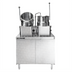 Thumbnail image #1 for Southbend Steam Direct Steam Kettle/Cabinet Assembly with (2) 6-Gallon Tilting Kettles and Sink