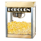 Thumbnail image #1 for Winco Benchmark 11068 Electric Countertop Popcorn Popper, 6 oz Kettle, 127 qt/hr, Cinema-Style Lighted Cabinet