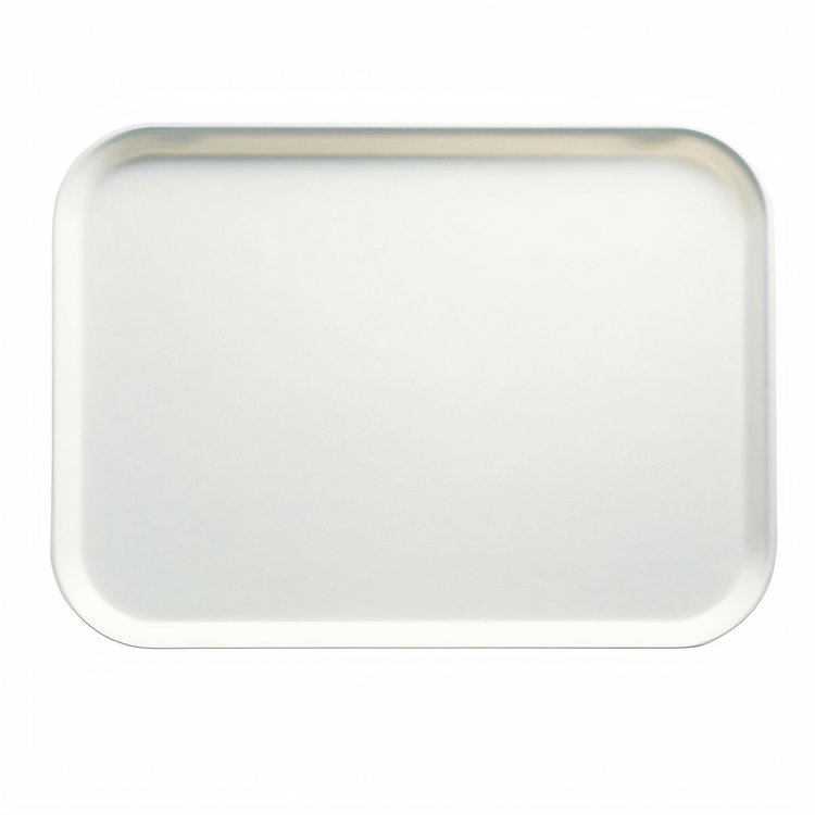 Product image #1 for Cambro Camtray Rectangular High-Impact Fiberglass Cafeteria Tray, 12 x 16-5/16 Inches, White