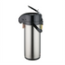 Thumbnail image #1 for Winco 3.0 Liter Double-Wall Insulated Stainless Steel Lever-Top Airpot with Swivel Base