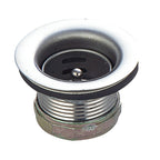 Thumbnail image #1 for BK Resources BKDR-2 Stainless Steel Basket Drain with Crumb Cup, 1-7/8" Opening, 1-1/2" NPS