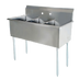 Thumbnail image #1 for Serv-Ware 57 Inch 3-Compartment Budget Sink