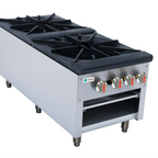 Thumbnail image #1 for 24-Inch Gas Stock Pot Range with 2 Burners and Cast Iron Lift-Off Grates