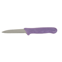 Stäl 3-1/4-Inch Purple Stamped Spear Point Paring Knife, High Carbon No-Stain German Steel, 2-Pack