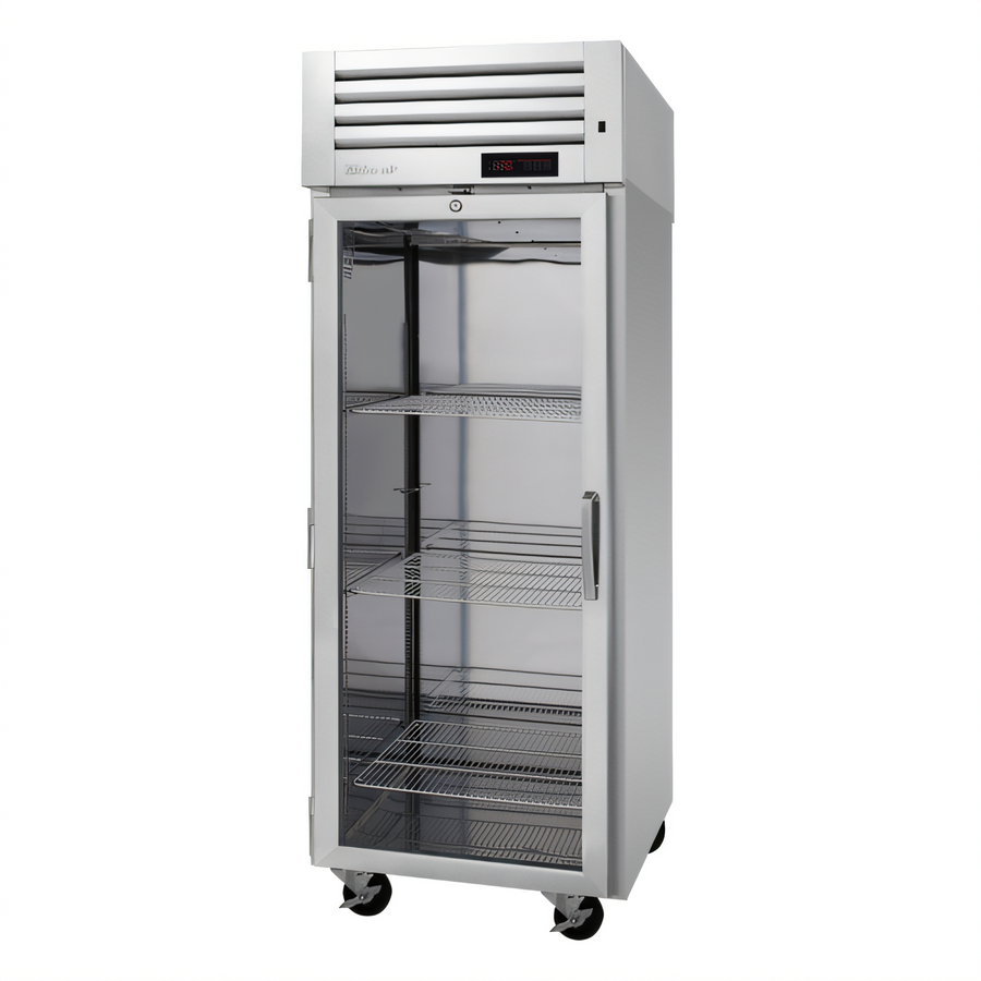 Product image #1 for Turbo Air PRO Series Reach-In Glass Door Heated Holding Cabinet, 1 Section, 25 Cu. Ft., 115V