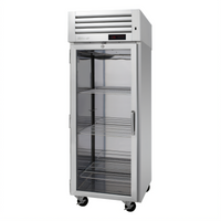 Turbo Air PRO Series Reach-In Glass Door Heated Holding Cabinet, 1 Section, 25 Cu. Ft., 115V