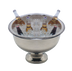 Thumbnail image #1 for American Metalcraft Hammered Stainless Steel Punch Bowl, 13 Qt, 18-1/2 Inch Diameter x 12 Inch High