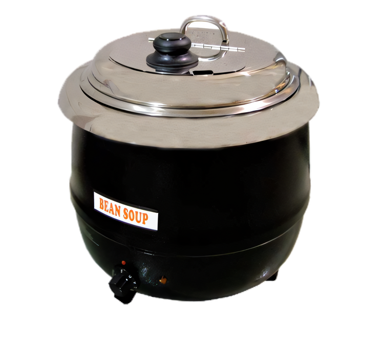 Product image #1 for Omcan 13.7 Qt Countertop Soup Kettle Warmer, 600W, Black