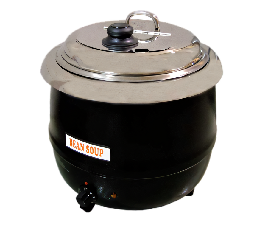 Product image #1 for Omcan 13.7 Qt Countertop Soup Kettle Warmer, 600W, Black