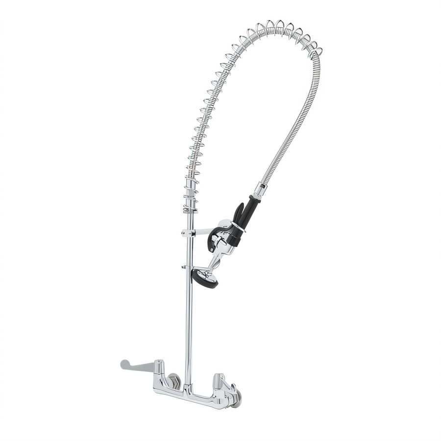 Product image #1 for equip 8-Inch Center Wall-Mount Pre-Rinse Unit with 18-Inch Riser and 44-Inch Hose