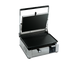Thumbnail image #1 for Eurodib Single Countertop Panini Grill with 14.5 x 10 in Ribbed Top and Flat Bottom Cast Iron Plates