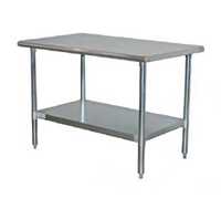 Serv-Ware T2460CWP-3 Serv-Ware Stainless Steel Prep Tables