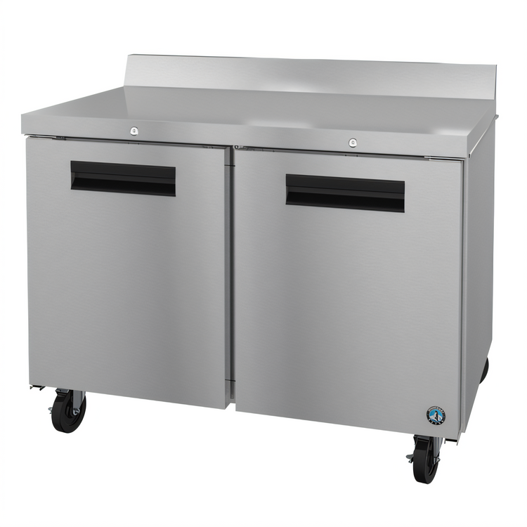 Product image #1 for Hoshizaki Steelheart WF48B-01 48-Inch Two-Section Worktop Freezer with Solid Doors and Cylinder Lock