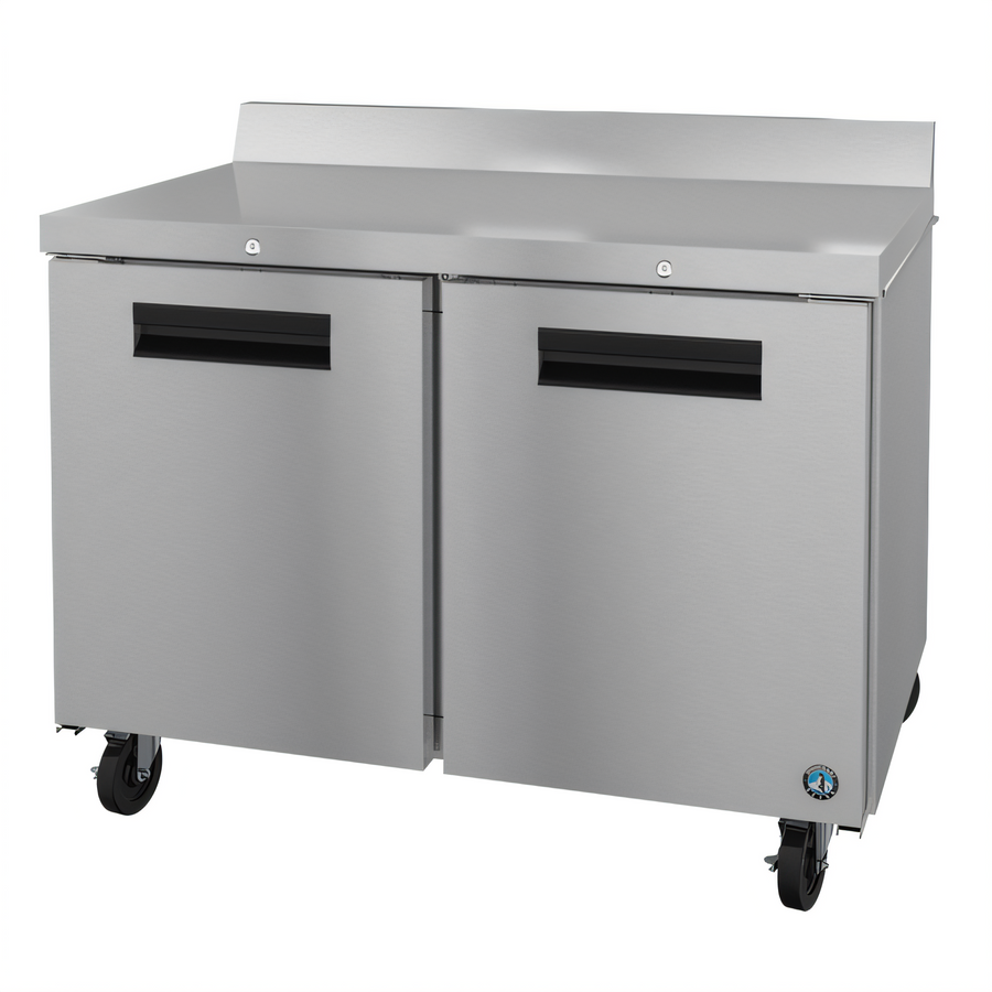 Product image #1 for Hoshizaki Steelheart WF48B-01 48-Inch Two-Section Worktop Freezer with Solid Doors and Cylinder Lock