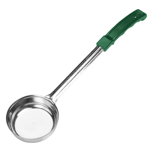 Product image #1 for Winco Prime 6 oz Solid One-Piece Stainless Steel Food Portioner, Green