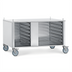 Thumbnail image #1 for Convotherm Stainless Steel Oven Stand, Closed on Three Sides, with Casters and 14 Shelf-Rail Pairs for C4 6.20/10.20