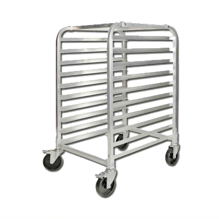 Product image #1 for Mobile Aluminum Sheet Pan Rack with 10 Full-Size or 20 Half-Size Pan Capacity