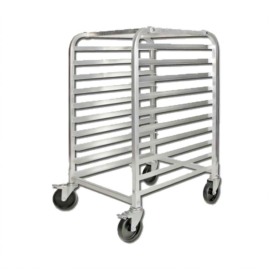 Product image #1 for Mobile Aluminum Sheet Pan Rack with 10 Full-Size or 20 Half-Size Pan Capacity