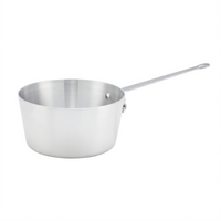 Winco 2-1/2 Qt Heavy-Duty Aluminum Tapered Sauce Pan, 8-Inch Diameter, Riveted Handle, Without Cover