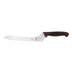 Thumbnail image #1 for Mercer Culinary Millennia Colors 9-Inch Offset Wavy Edge Bread Knife, Brown Handle