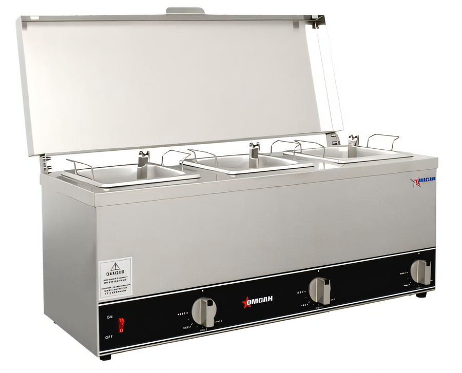 Product image #1 for Triple Pot Countertop Sauce Warmer with 3 x 2.5 Liter Inserts