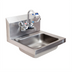 Thumbnail image #1 for BK Resources Wall-Mount Hand Sink, 14 x 10 x 5 Bowl, 304 Stainless Steel