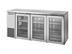 Thumbnail image #1 for True 72-Inch Three-Door Glass Swing Door Back Bar Cooler, 24-Inch Deep, Stainless Top and Exterior