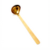 Thumbnail image #1 for American Metalcraft Hammered Vintage Gold 18/0 Stainless Steel Ladle, 1-1/2 oz., 11-1/2 Inch