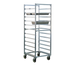 Thumbnail image #1 for New Age Full-Height Open-Side Side-Loading Steam Table Pan Rack for 20 12 x 20 Pans, Aluminum