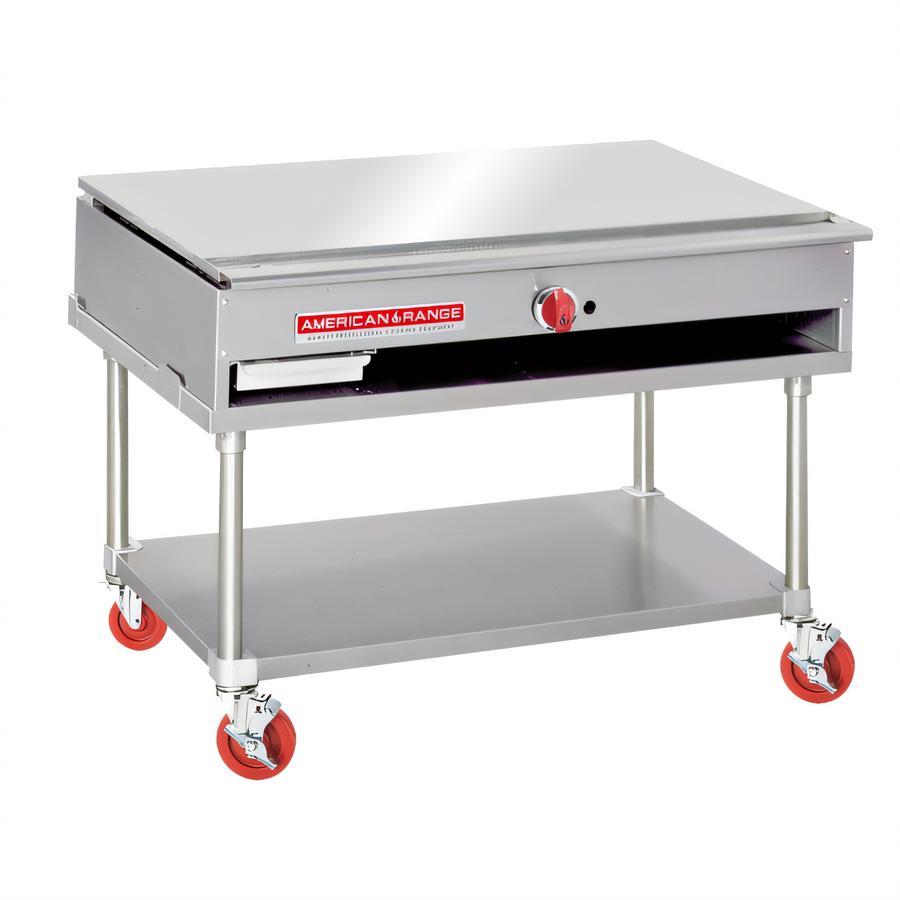 Product image #1 for American Range Culinary Series 48-Inch Gas Teppanyaki Griddle with 3/4-Inch Polished Steel Plate