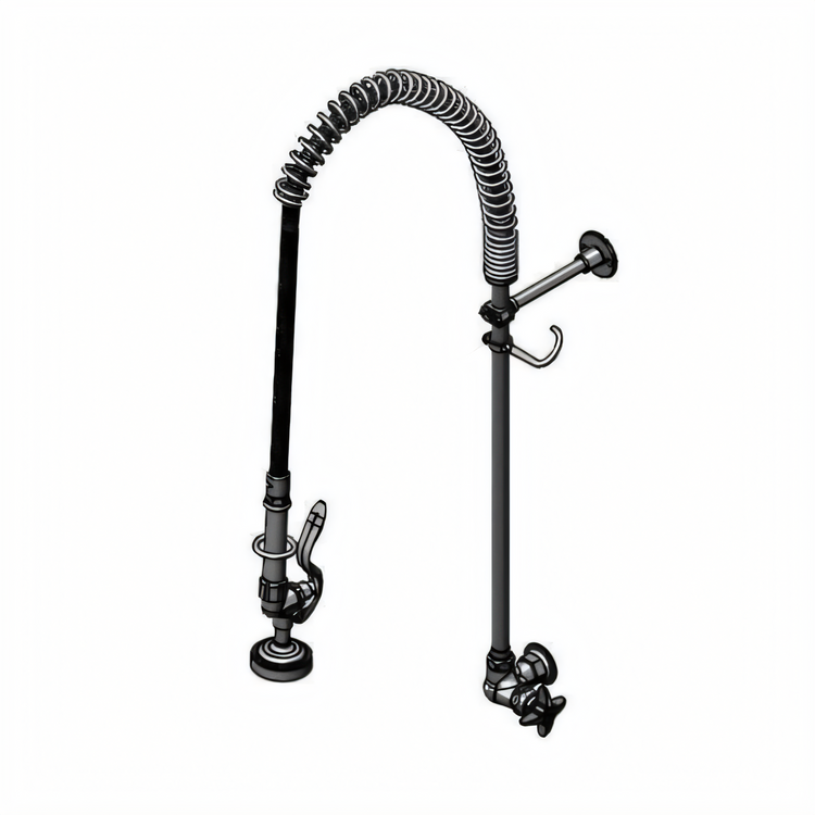 Product image #1 for EasyInstall Wall-Mount Single-Temperature Pre-Rinse Unit with 22-Inch Riser