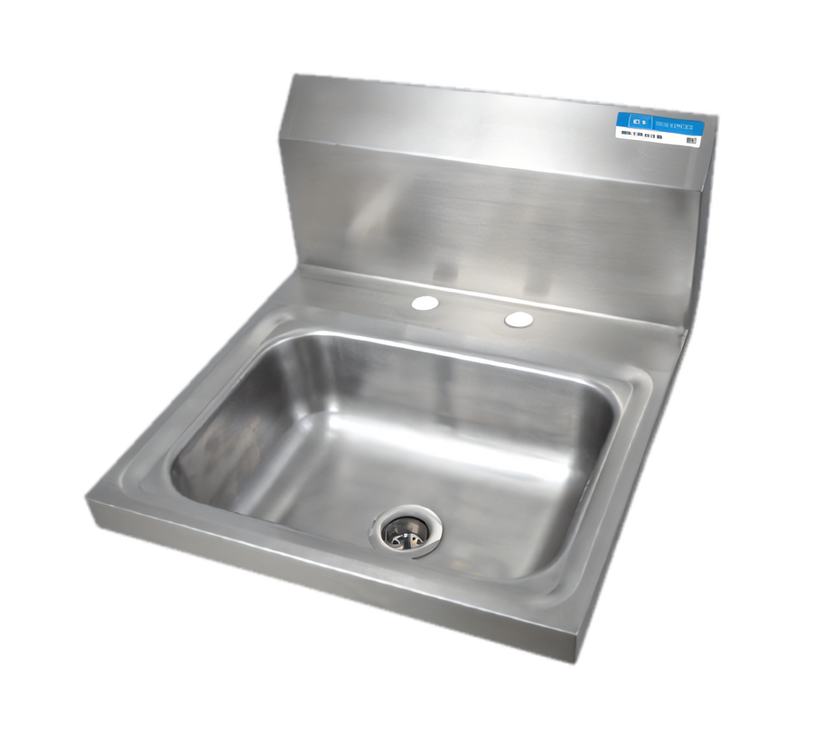 Product image #1 for BK Resources 14 x 10 Wall-Mounted Hand Sink with 304 Stainless Steel Bowl