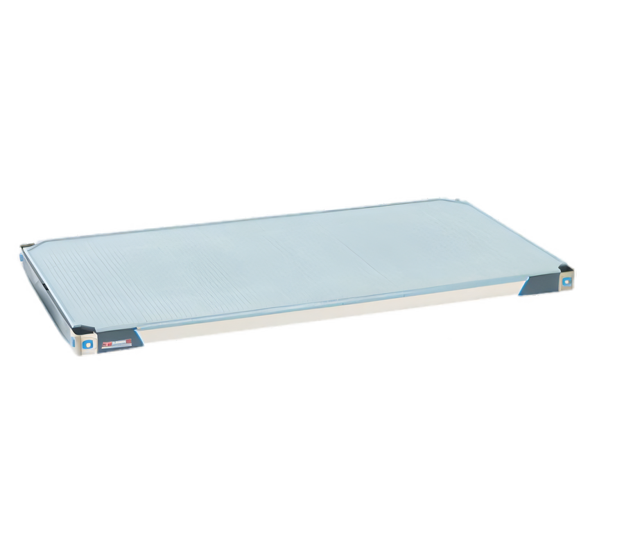 Product image #1 for MetroMax i 24" x 24" Solid Blue Polymer Shelf with Microban and Type 304 Stainless Steel Corners