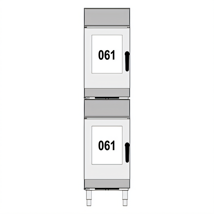 Product image #1 for Lainox Marine Version Compact Combi Oven Stacking Kit with Feet, 75.2-Inch High