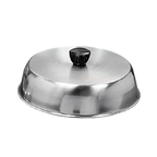 Thumbnail image #1 for American Metalcraft BA840S Stainless Steel Basting Cover, 8-3/8" Inner Diameter, 2" High Case of 24