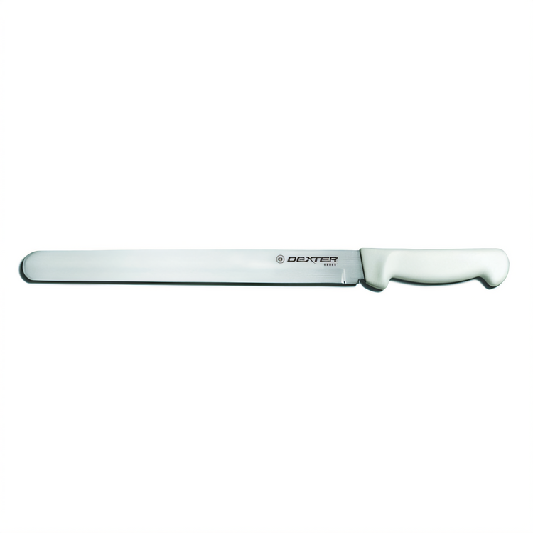 Product image #1 for Basics 12-Inch Stain-Free High-Carbon Steel Roast Slicer with White Polypropylene Handle