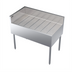 Thumbnail image #1 for Krowne Royal Series Freestanding Stainless Steel Underbar Corner Drainboard, 42 x 24 Inches, Left End Return