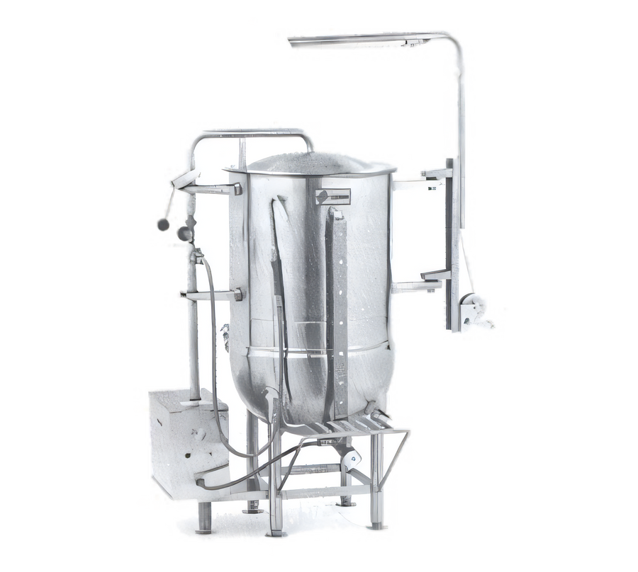 Product image #1 for Legion LTCR-80 80-Gallon Direct Steam Coffee Kettle, 2/3 Jacketed, Stationary Floor Model