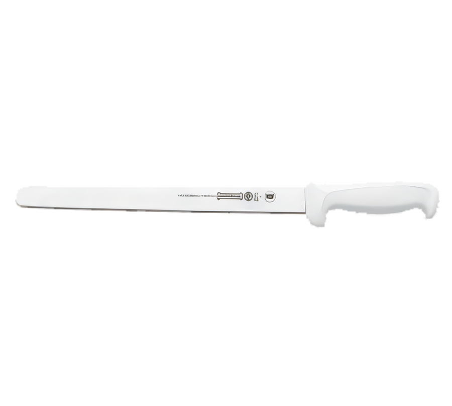 Product image #1 for Mundial 12-Inch Slicing Knife with White Antimicrobial Polypropylene Handle