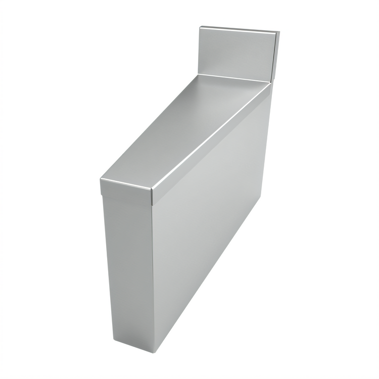 Product image #1 for BK Resources 10° Rear Angle Underbar Corner Filler, 18-Gauge Stainless Steel