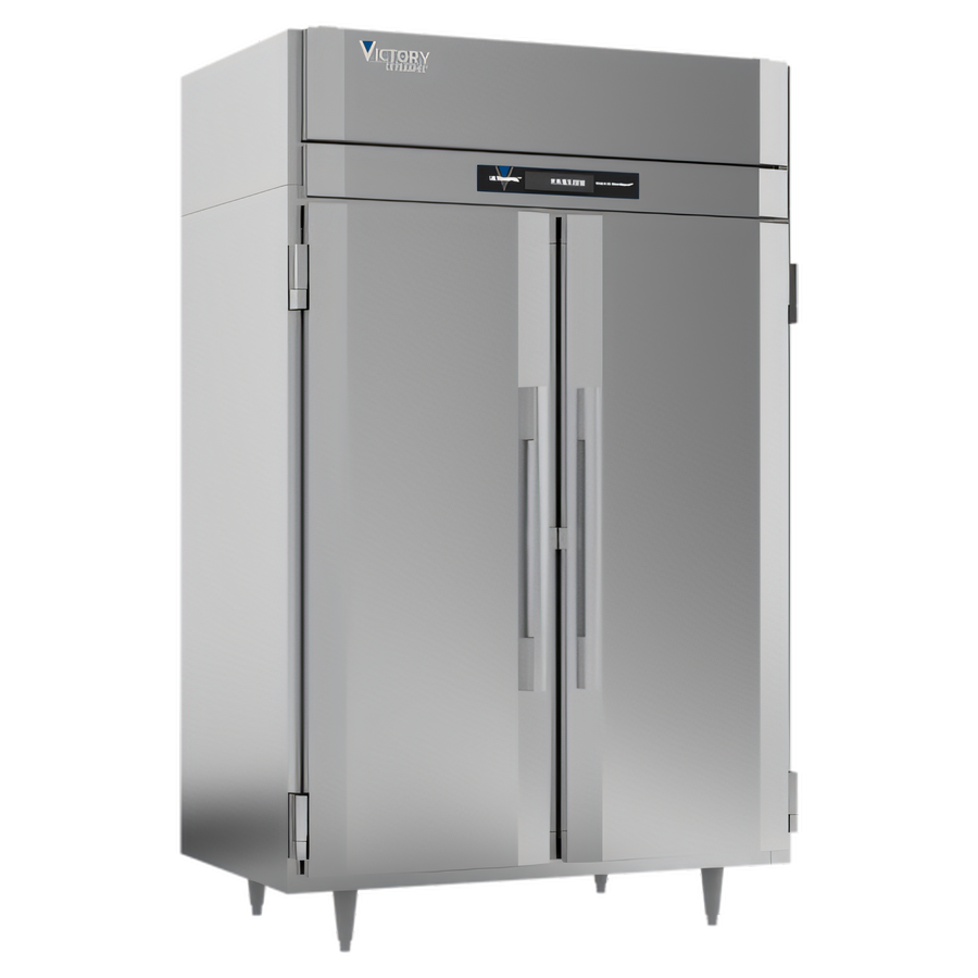Product image #1 for Victory UltraSpec™ Two-Section Reach-In Freezer, 44.57 Cu. Ft., Standard Depth, Self-Contained, Top-Mounted, Solid Doors