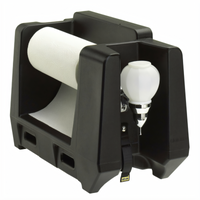Cambro Portable Plastic Handwash Accessory with Paper Towel Roll Holder and Soap Dispenser