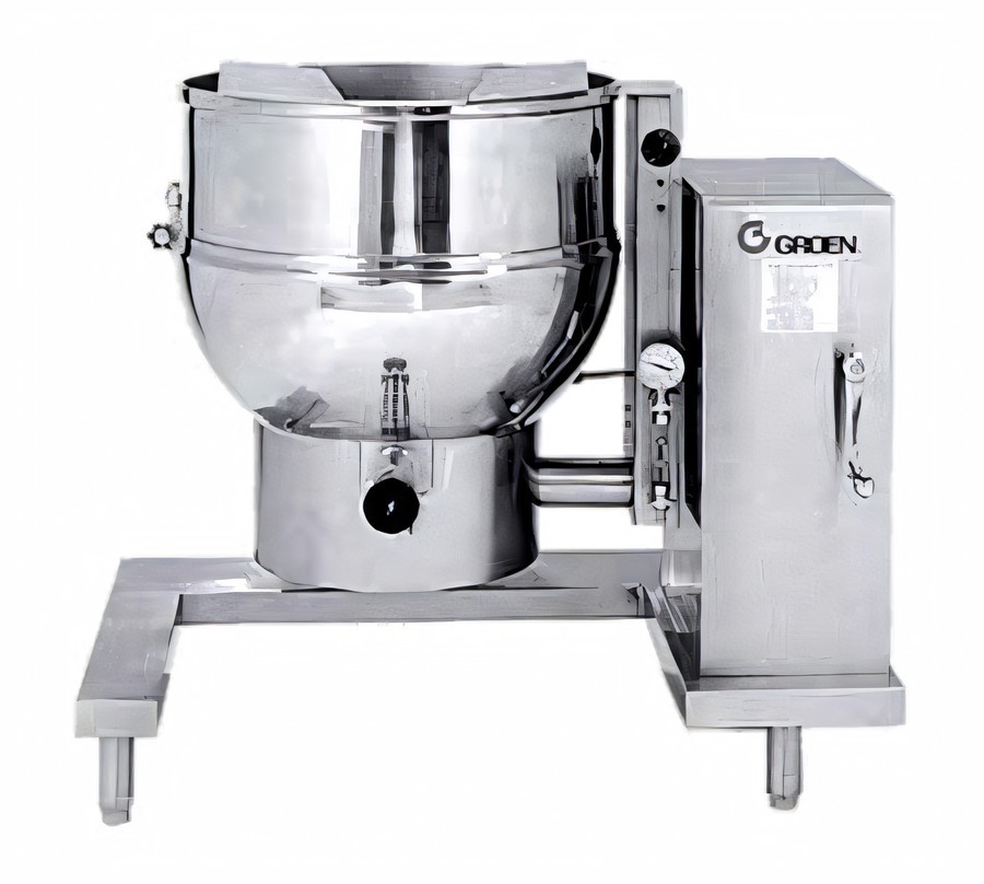 Product image #1 for Groen DEE/4-60C 60-Gallon Electric Tilting Steam Kettle with 2/3 Jacket and 316 Stainless Steel Liner